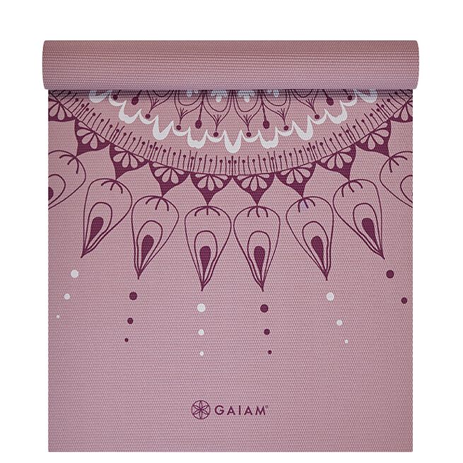 Gaiam Yoga Mat Here & Now Dusty Rose 4mm