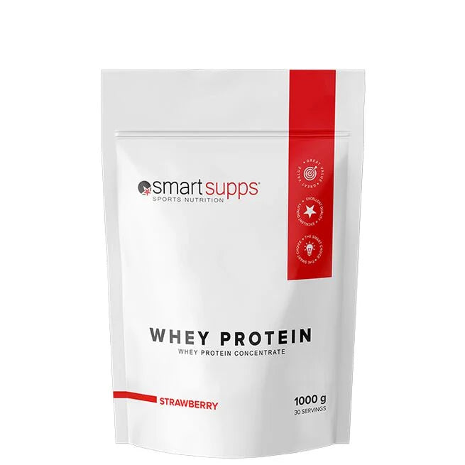 SmartSupps Whey Protein Strawberry, 1 kg