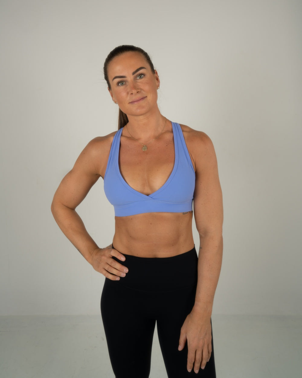 Elevate Cross Bra (Blue)