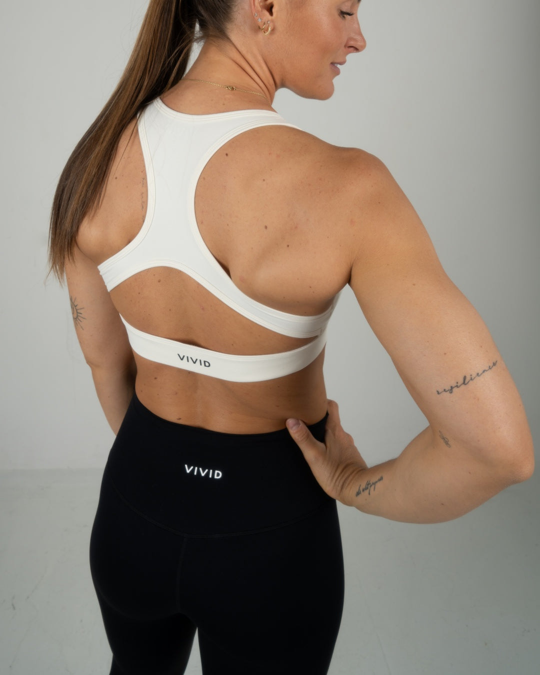 Elevate Cross Bra (Vanilla)
