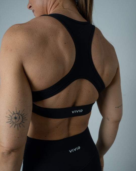 Elevate Cross Bra (Black)
