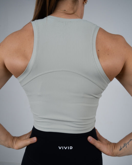 Elevate Ribbed Top (Light Green - lmt edt)