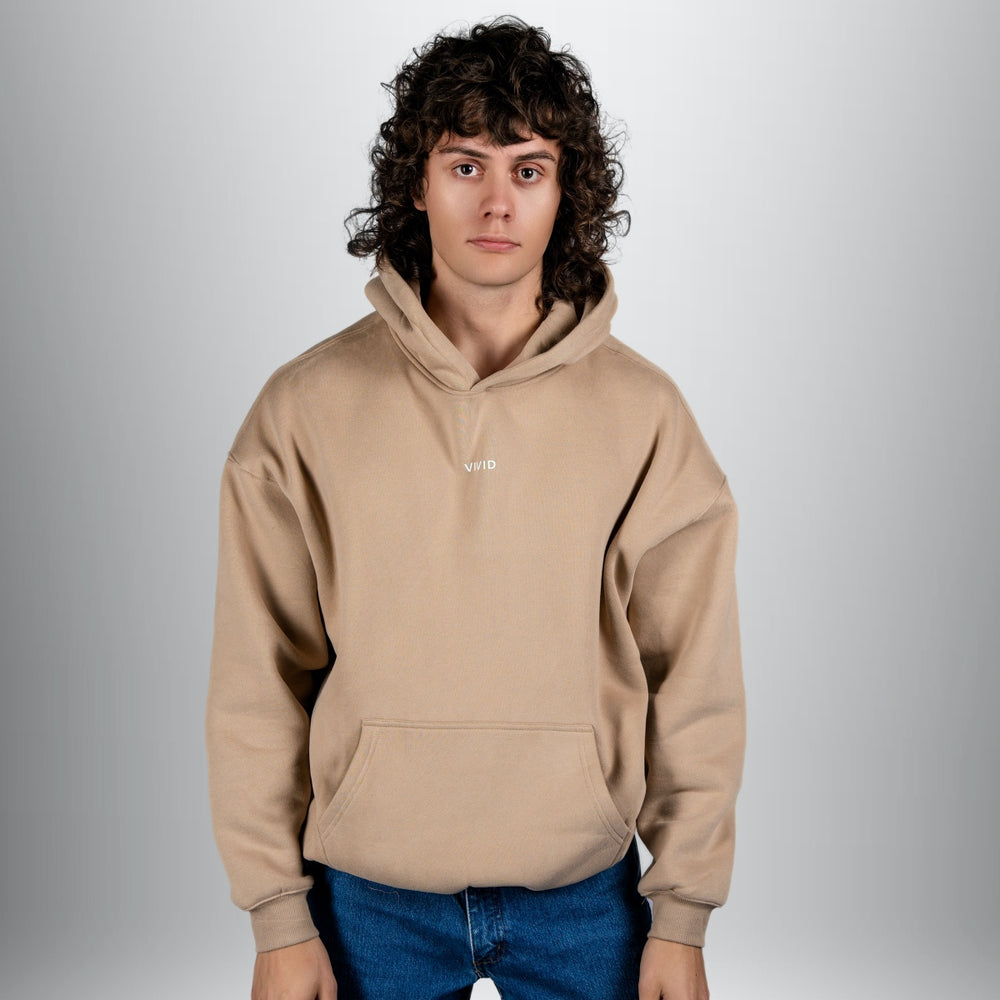 Unisex Cozy Hoodie (Sand)