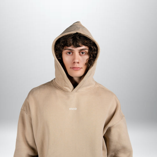 Unisex Cozy Hoodie (Sand)