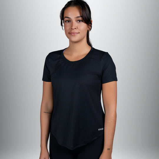 Fluid Womens Tee (Black)