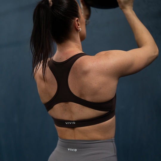 Elevate Cross Bra (Espresso)