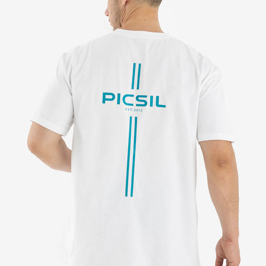 Picsil Men's Oversized T-shirt (White)