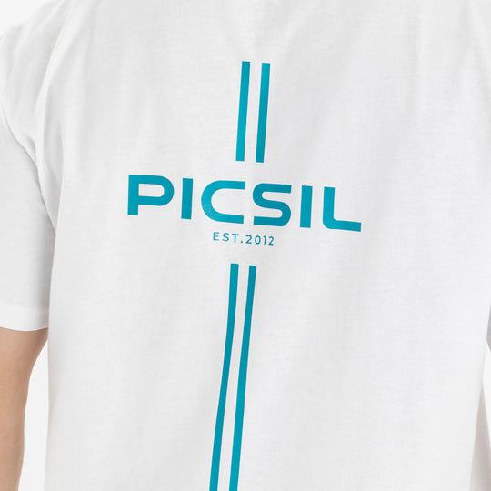 Picsil Men's Oversized T-shirt (White)