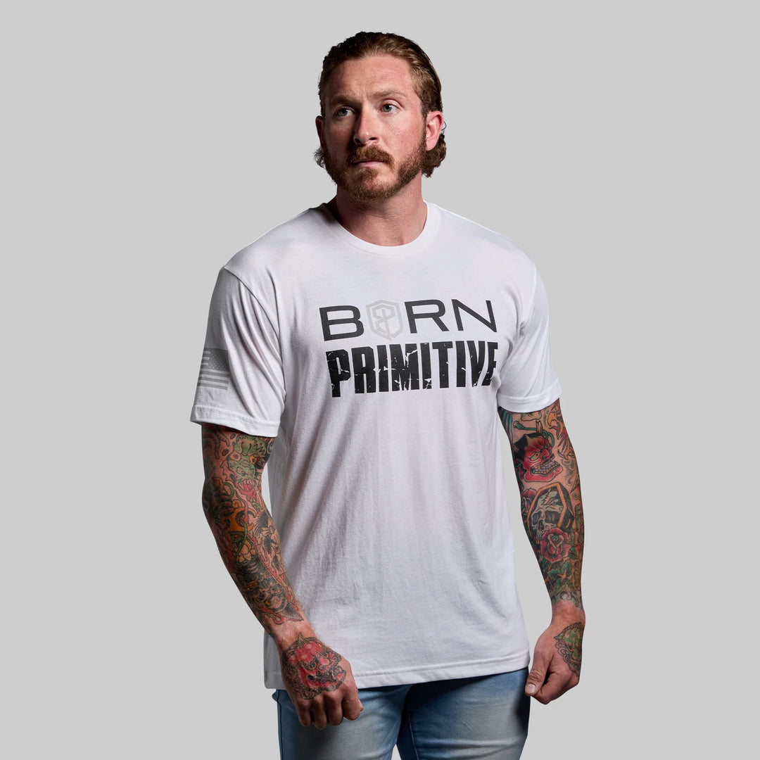 Born Primitive Brand Tee (White)