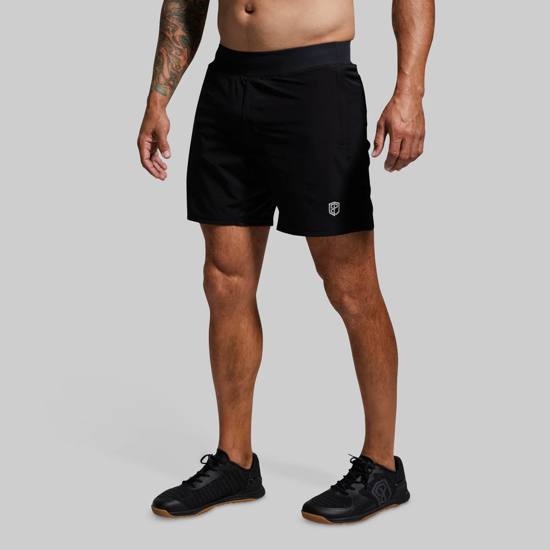 Versatile Shorts W/ Compression 7" (Black)