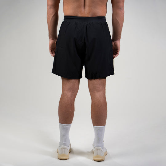 Fluid Mens 2-in-1 Shorts (Black)