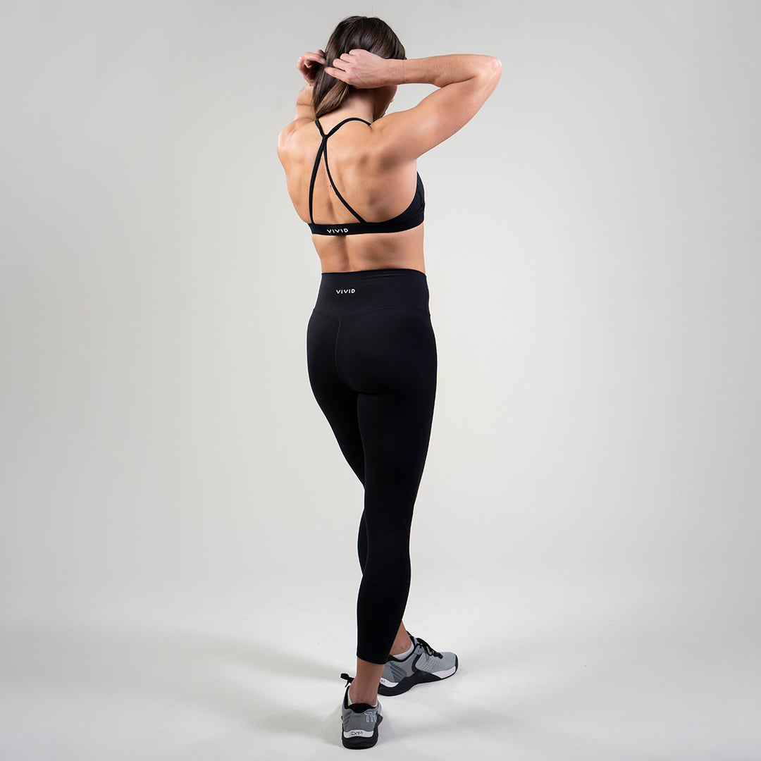 Minimalistic Sports Bra (Black)