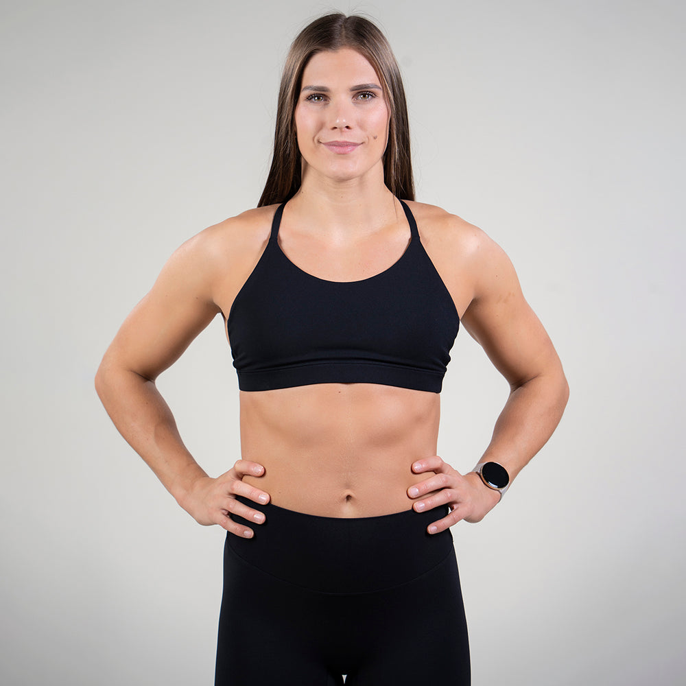 Minimalistic Sports Bra (Black)