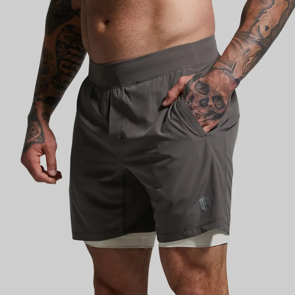 Versatile Shorts W/ Compression 7" (Falcon)