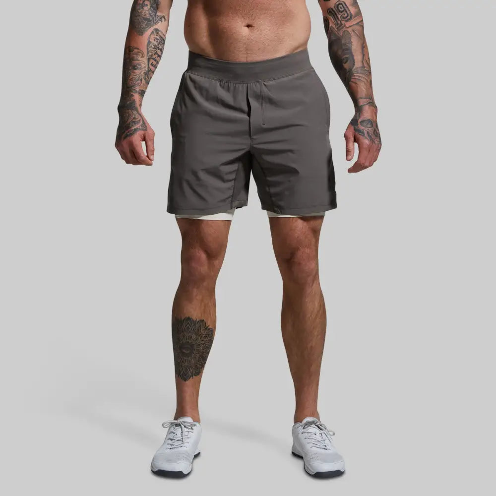 Versatile Shorts W/ Compression 7" (Falcon)