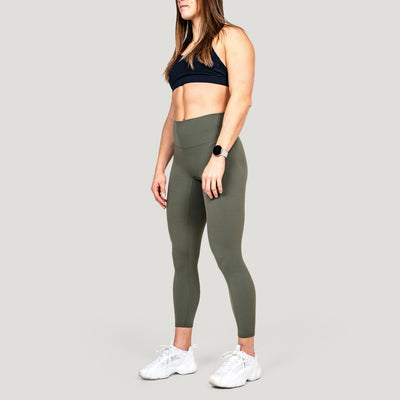 Fluid Womens Leggings (Green) - Vivid Treningstights