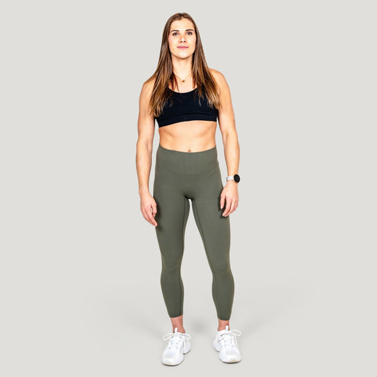 Fluid Womens Leggings (Green) - Vivid Treningstights