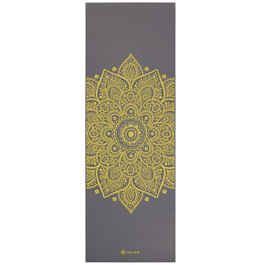 Gaiam Yoga Mat Citron Sundial 6mm