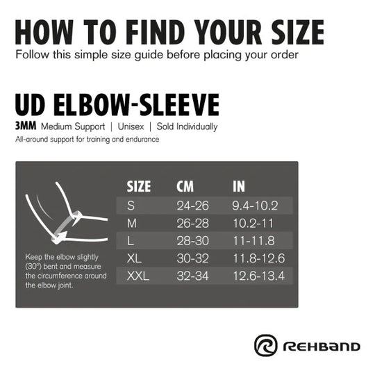 Rehband UD Tennis Elbow Sleeve 3mm