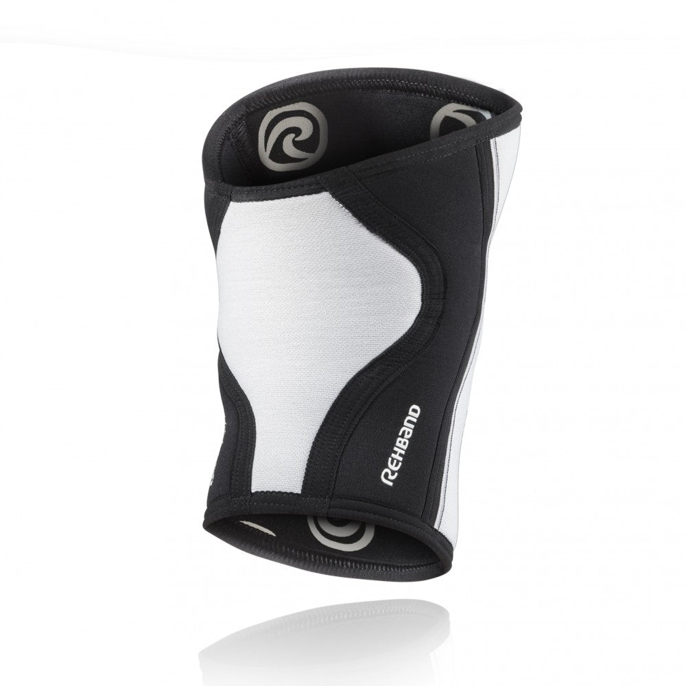 Rehband RX Knee Sleeve 5mm (White/Black)