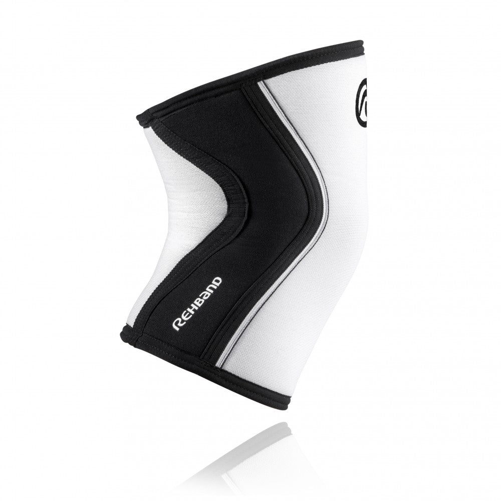 Rehband RX Knee Sleeve 5mm (White/Black)