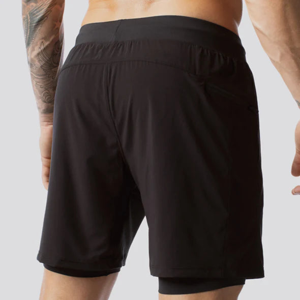 Versatile Shorts W/ Compression 7" (Black)