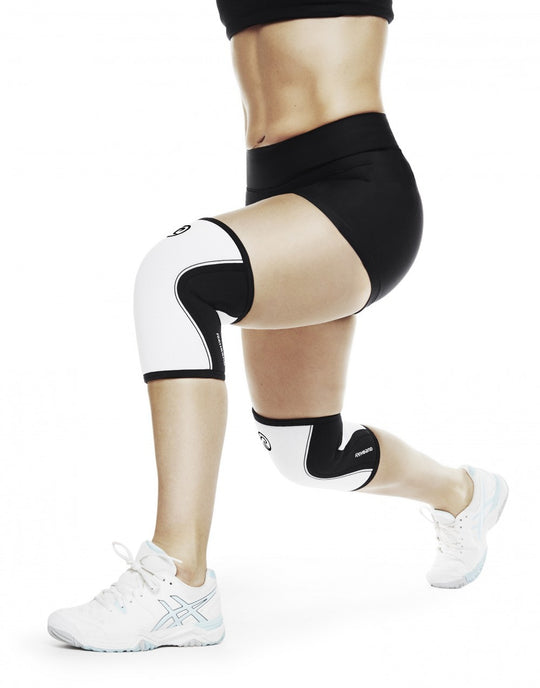 Rehband RX Knee Sleeve 5mm (White/Black)