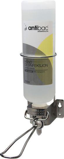 Ståldispenser til 750ml Antibac