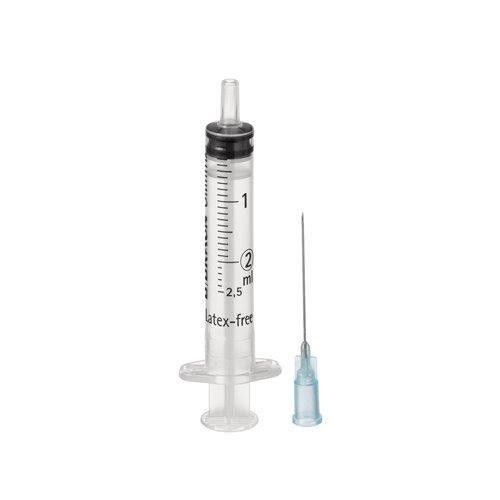 Sprøyte 3-komponent 2ml 100stk